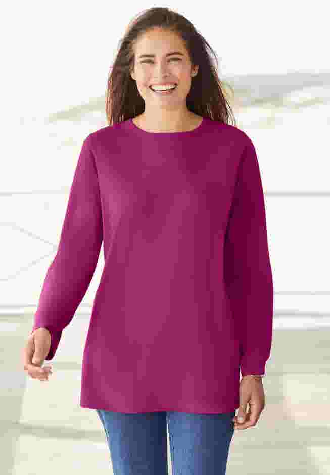Perfect Long-Sleeve Crewneck Tee image number 0