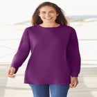 Perfect Long-Sleeve Crewneck Tee image number null