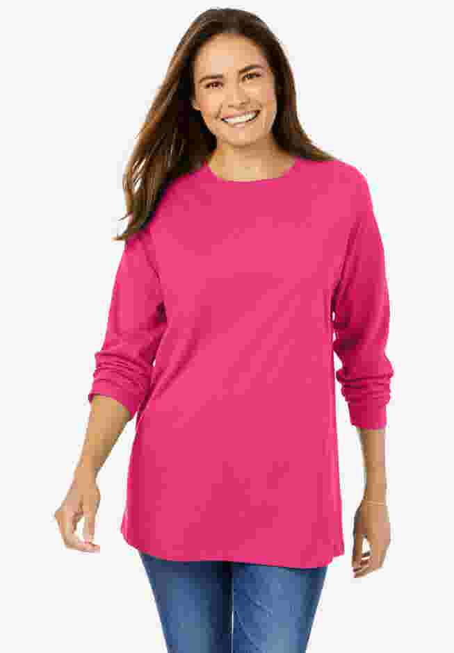 Perfect Long-Sleeve Crewneck Tee image number 4