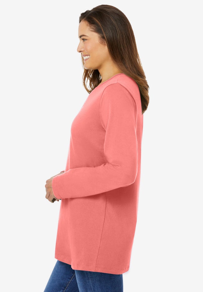 Perfect Long-Sleeve Crewneck Tee image number 2