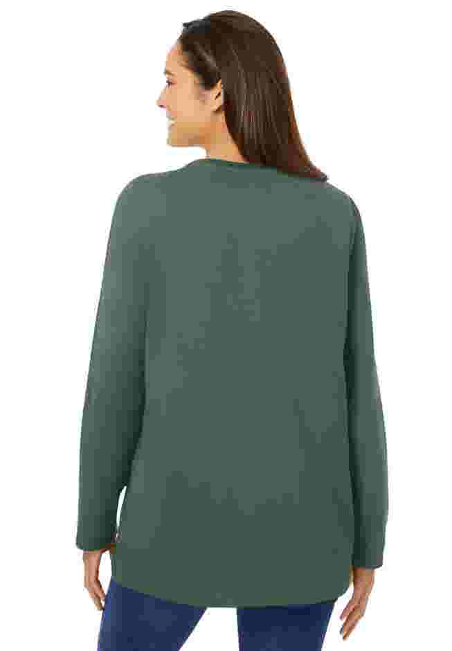 Perfect Long-Sleeve Crewneck Tee image number 1