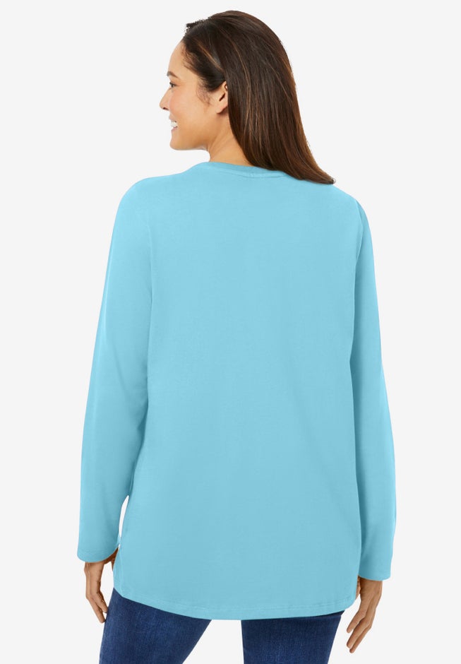 Perfect Long-Sleeve Crewneck Tee image number 2