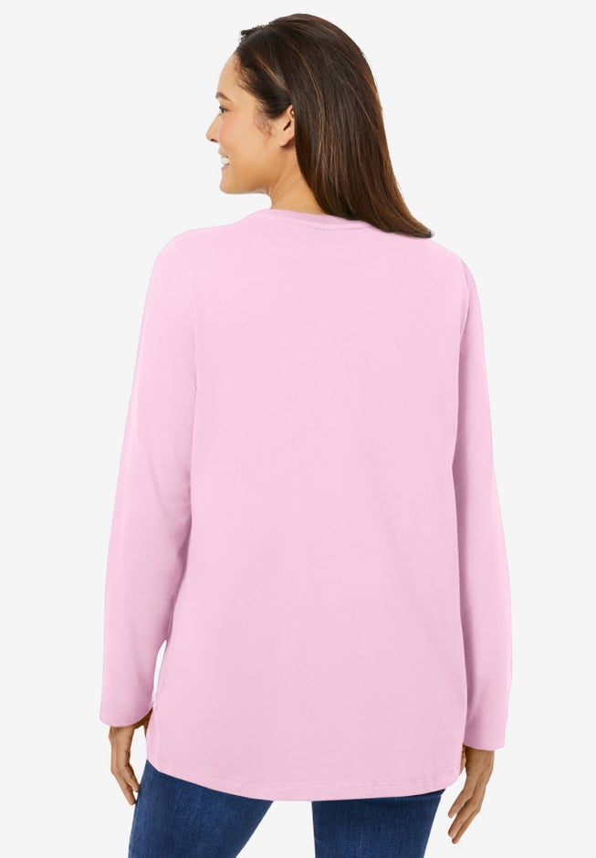 Perfect Long-Sleeve Crewneck Tee image number 1