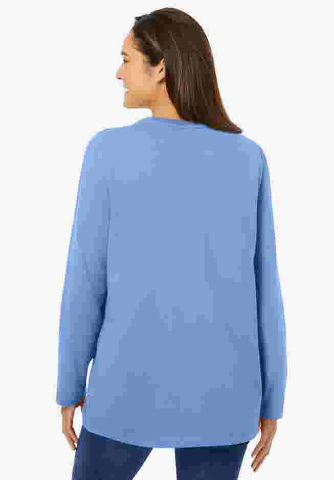 Perfect Long-Sleeve Crewneck Tee image number 1