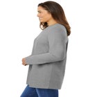 Perfect Long-Sleeve Crewneck Tee image number null