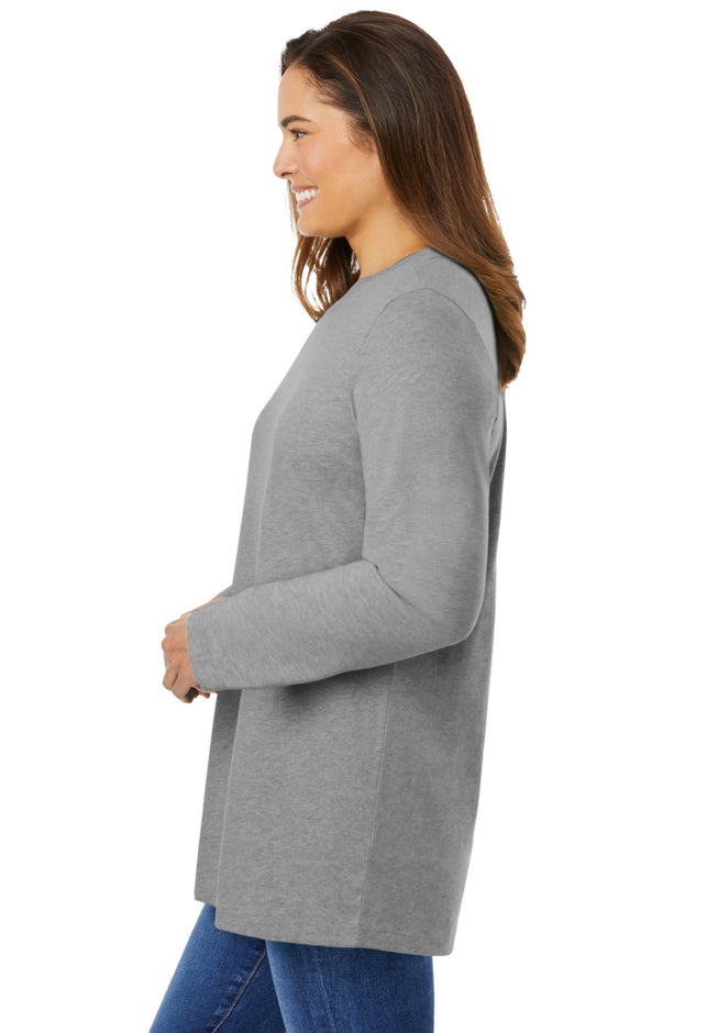 Perfect Long-Sleeve Crewneck Tee image number 2