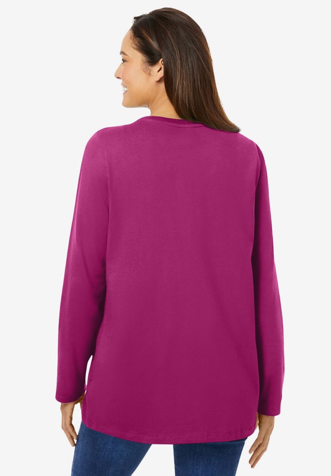 Perfect Long-Sleeve Crewneck Tee image number 2