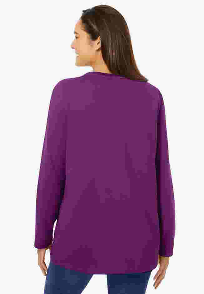 Perfect Long-Sleeve Crewneck Tee image number 1