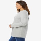 Perfect Long-Sleeve Crewneck Tee image number null