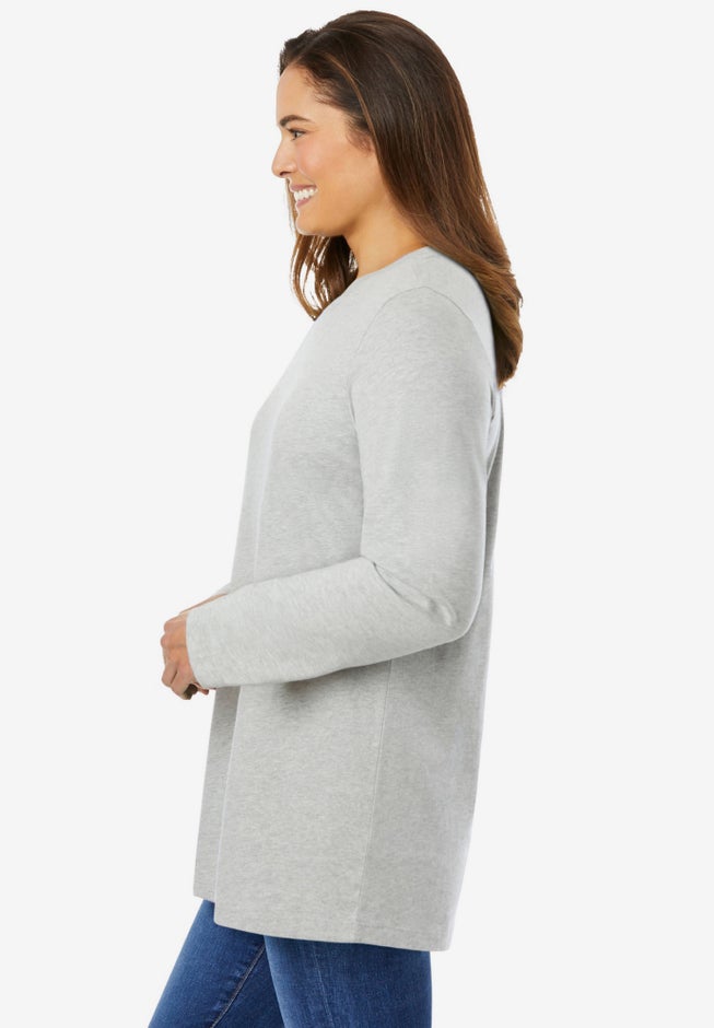 Perfect Long-Sleeve Crewneck Tee image number 2