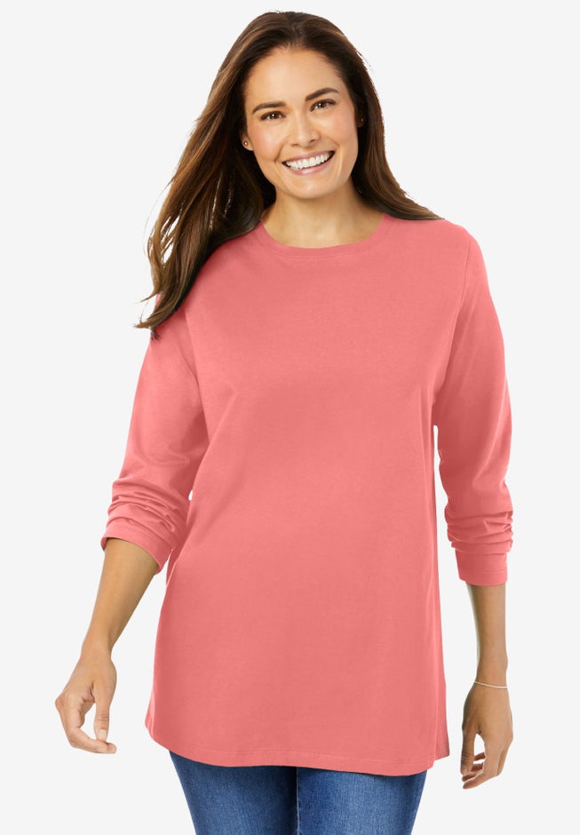 Perfect Long-Sleeve Crewneck Tee image number 0