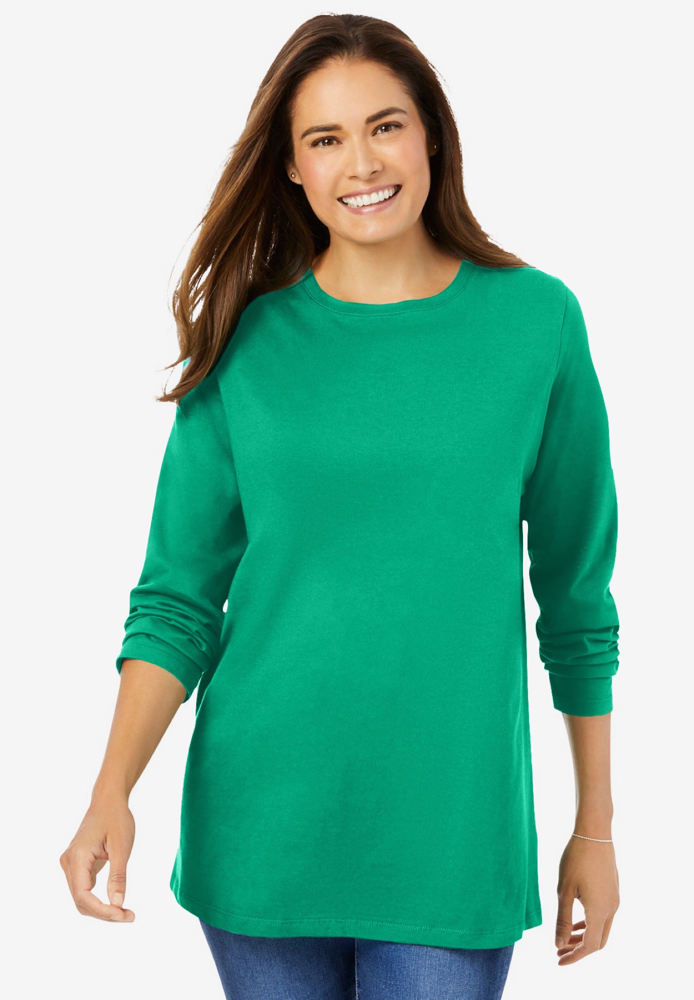 Perfect Long-Sleeve Crewneck Tee image number 0