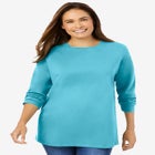 Perfect Long-Sleeve Crewneck Tee image number null