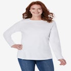 Perfect Long-Sleeve Crewneck Tee image number null
