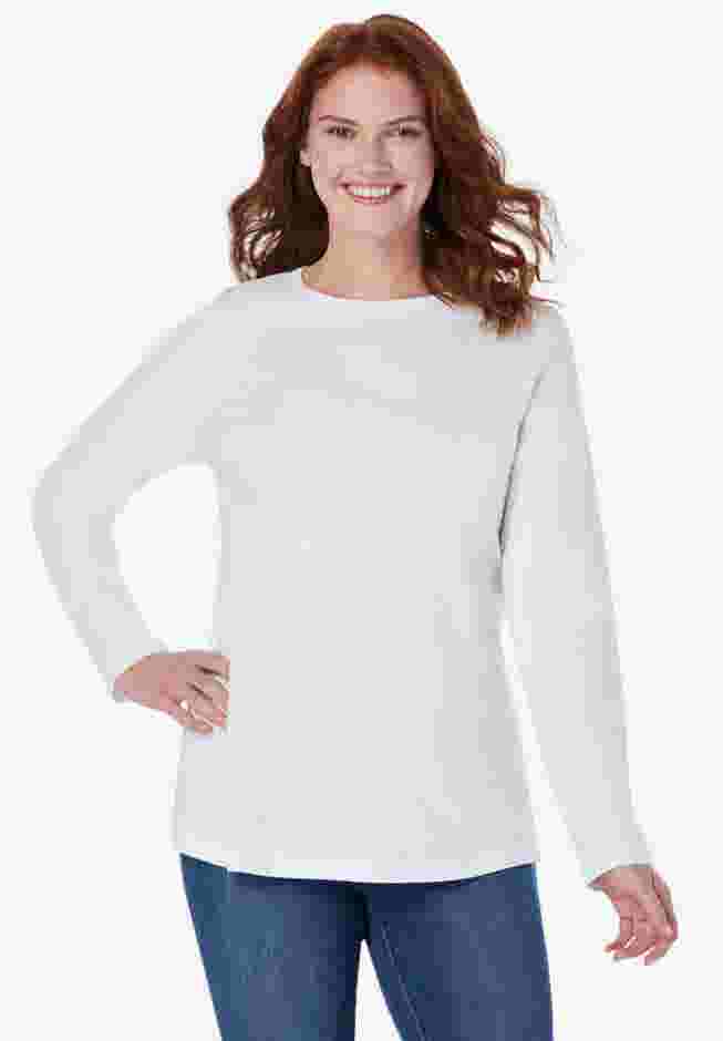 Perfect Long-Sleeve Crewneck Tee image number 0