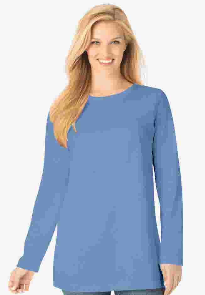 Perfect Long-Sleeve Crewneck Tee image number 0