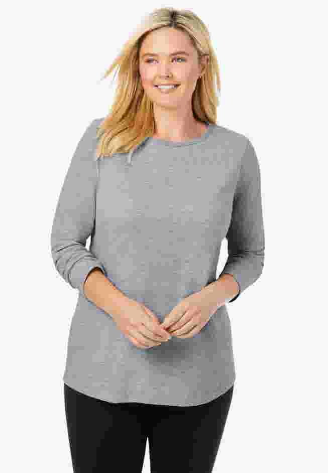 Perfect Long-Sleeve Crewneck Tee image number 0