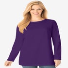Perfect Long-Sleeve Crewneck Tee image number null