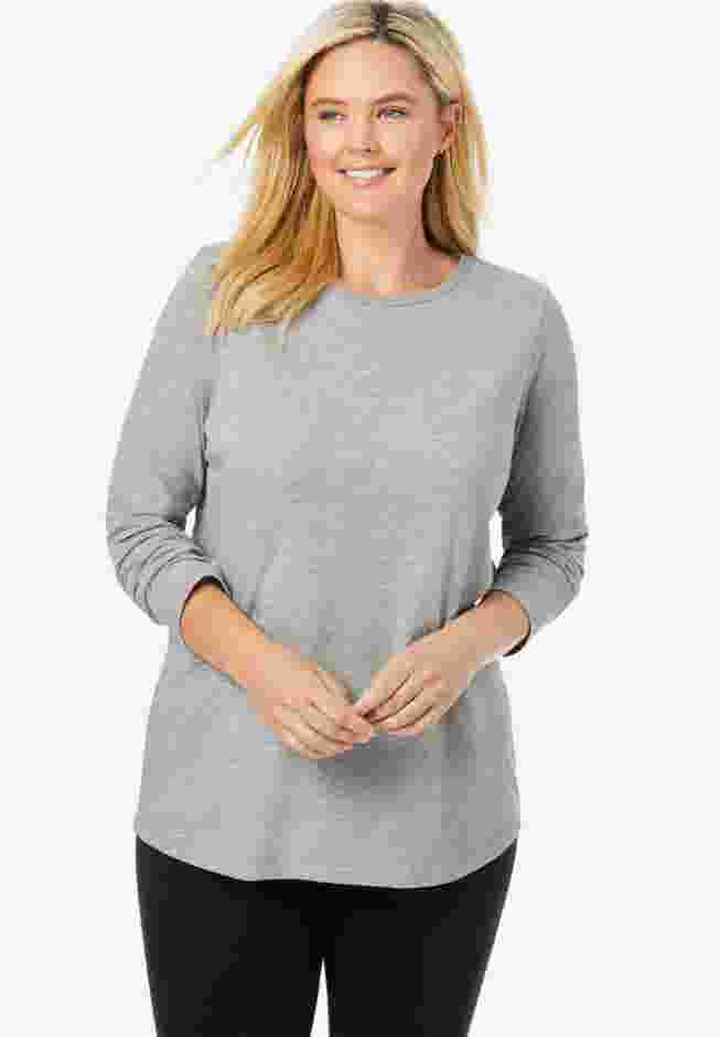 Perfect Long-Sleeve Crewneck Tee image number 0