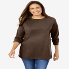 Perfect Long-Sleeve Crewneck Tee image number null