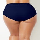 Shirred High Waist Tummy Control Swim Brief image number null