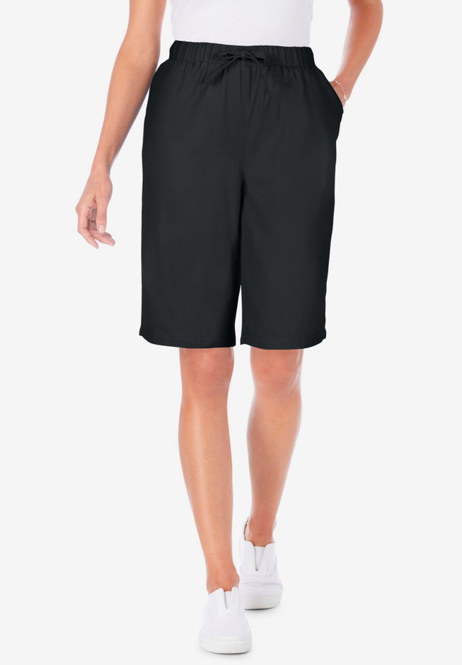 Drawstring Denim Short image number 0