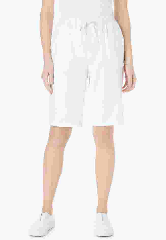 Drawstring Denim Short image number 0