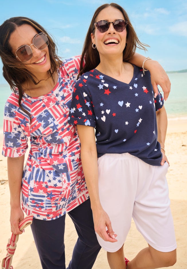 Americana Kangaroo Pocket Tee image number 4