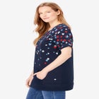 Americana Kangaroo Pocket Tee image number null