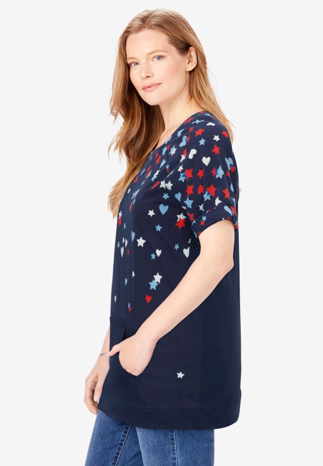 Americana Kangaroo Pocket Tee image number 2