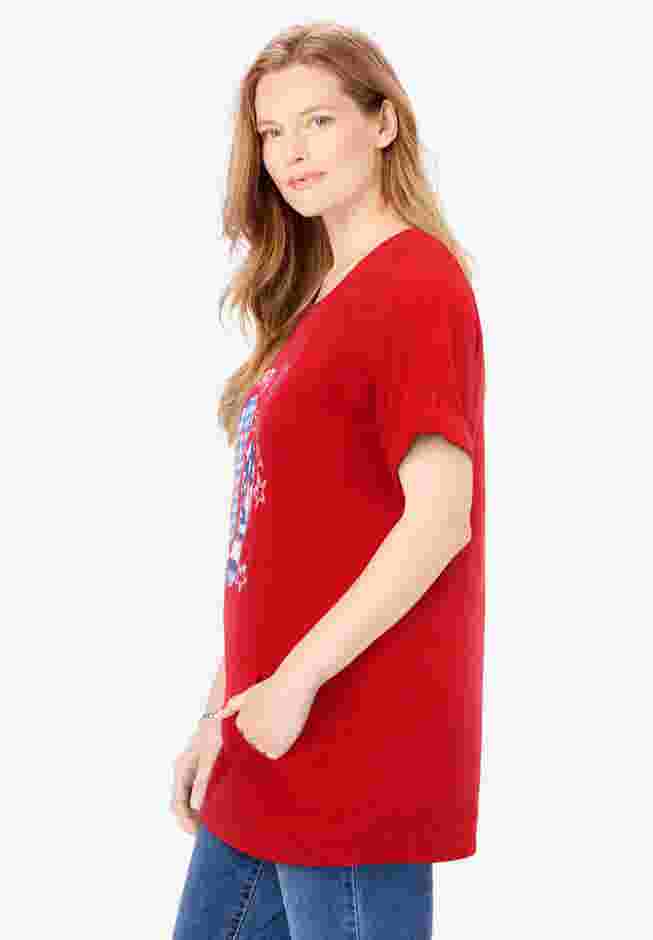 Americana Kangaroo Pocket Tee image number 2