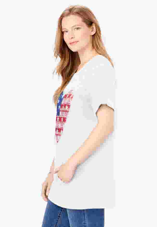 Americana Kangaroo Pocket Tee image number 2