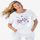 Americana Kangaroo Pocket Tee image number null