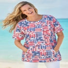 Americana Kangaroo Pocket Tee image number null