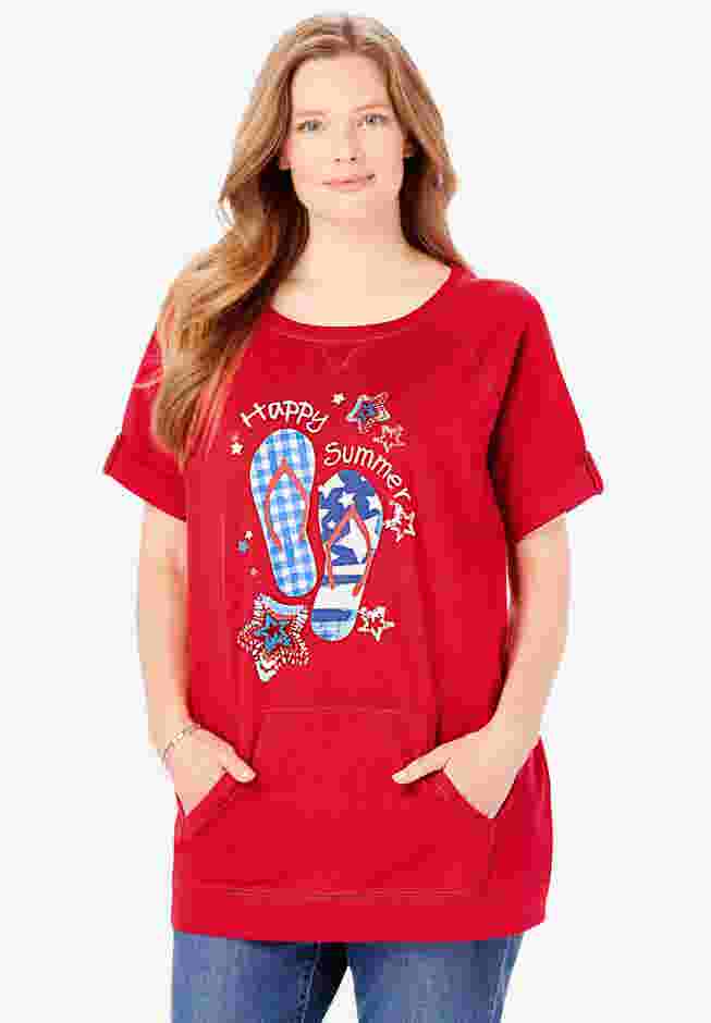 Americana Kangaroo Pocket Tee image number 0