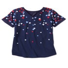 Cuffed Americana Print Tee image number null