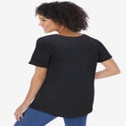 Cuffed Americana Print Tee image number null