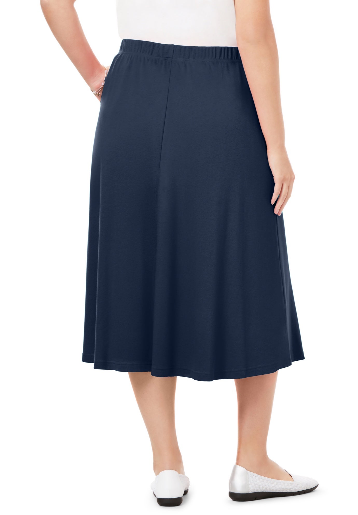 7-Day Knit A-Line Skirt image number 2