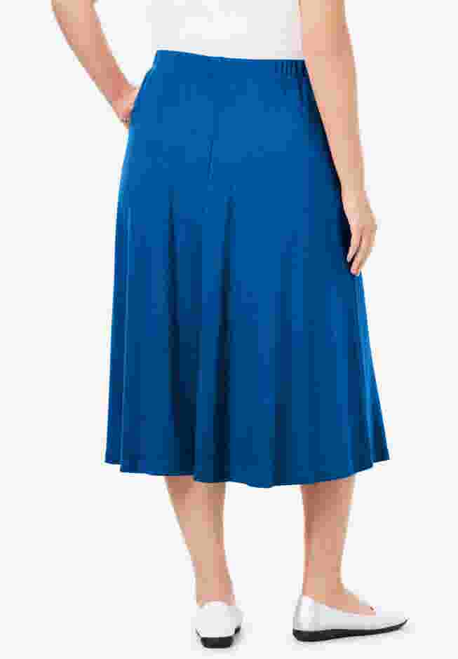 7-Day Knit A-Line Skirt image number 1