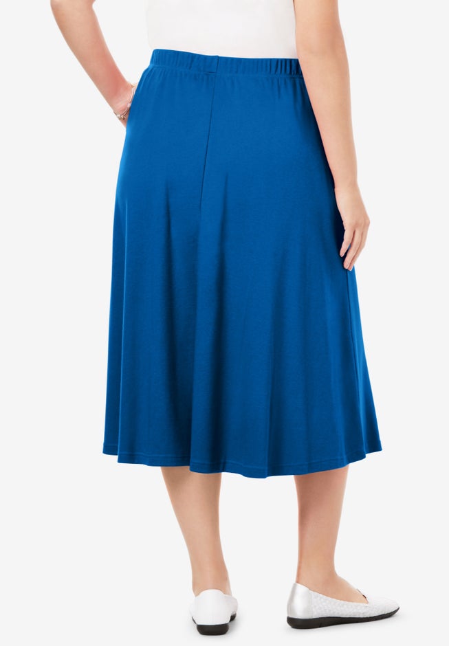 7-Day Knit A-Line Skirt image number 2