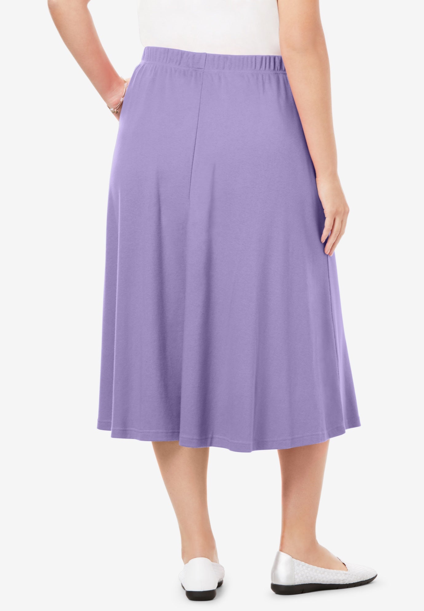 7-Day Knit A-Line Skirt image number 2