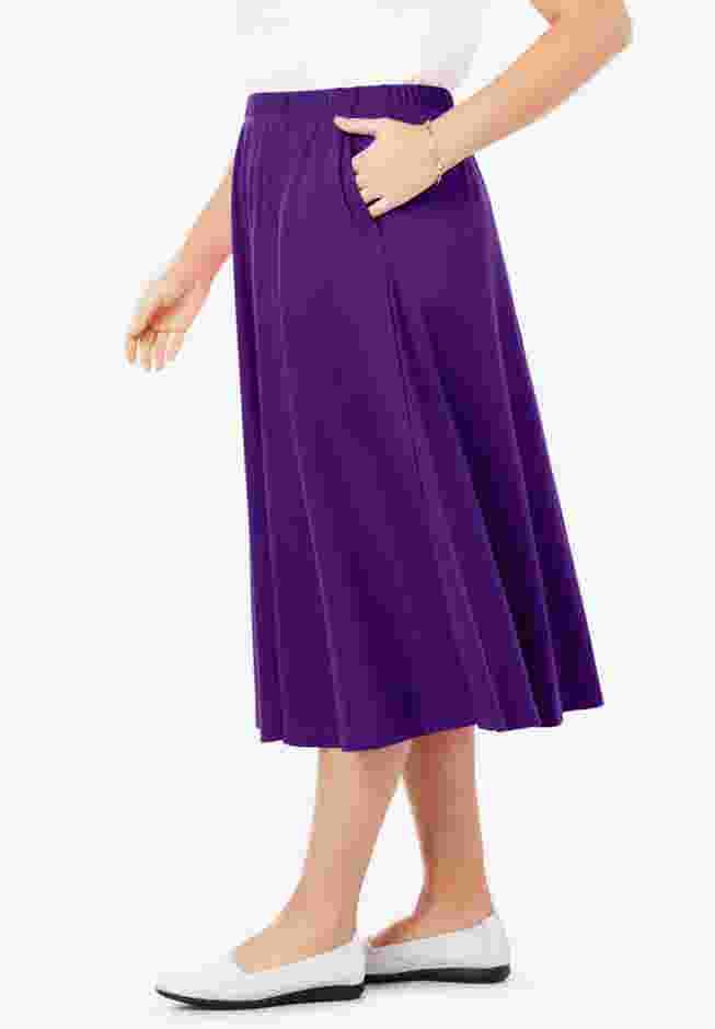 7-Day Knit A-Line Skirt image number 2