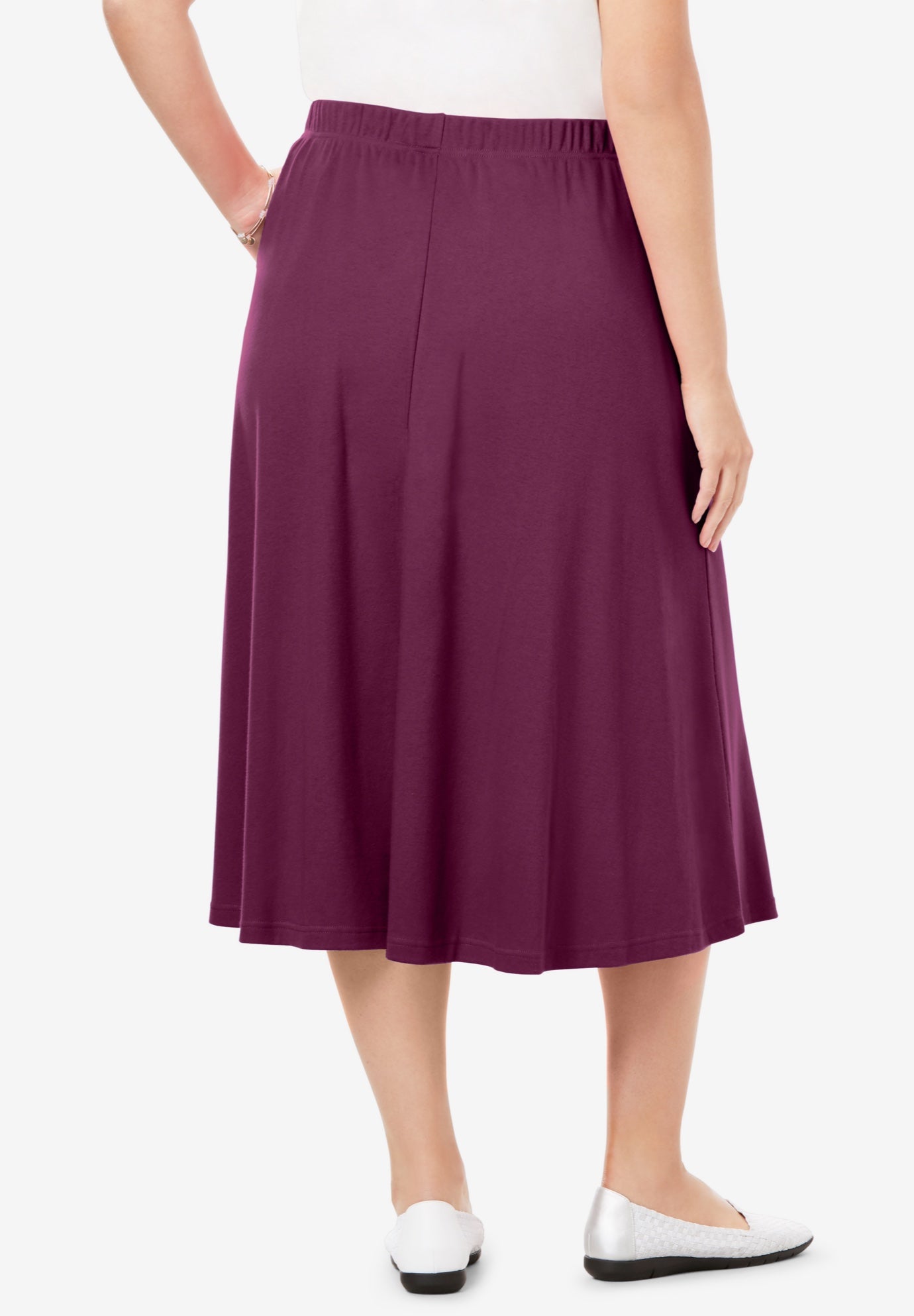 7-Day Knit A-Line Skirt image number 2