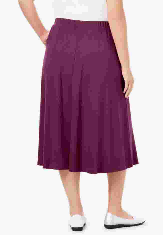 7-Day Knit A-Line Skirt image number 1