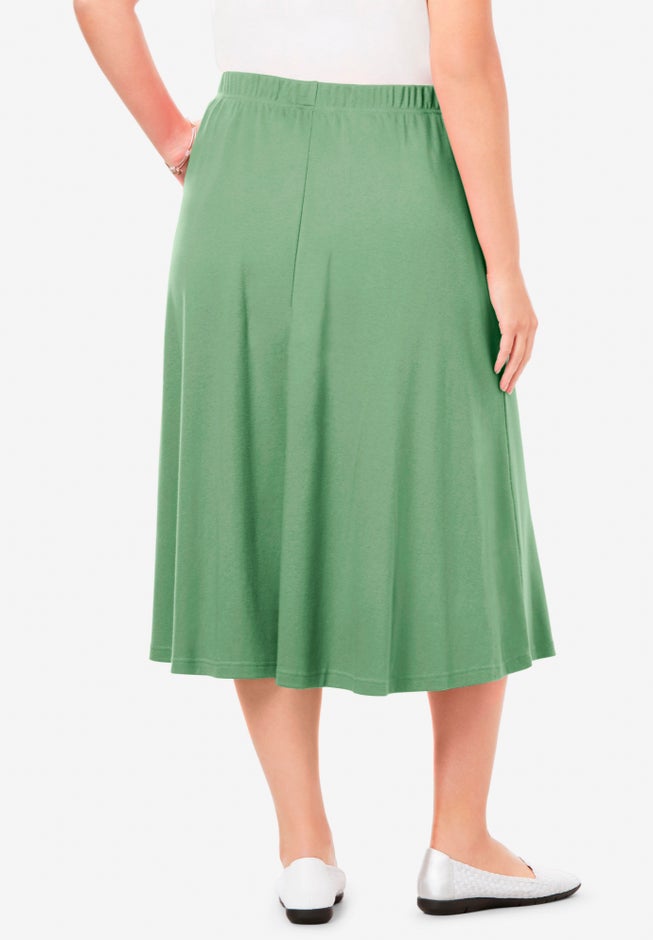 7-Day Knit A-Line Skirt image number 1