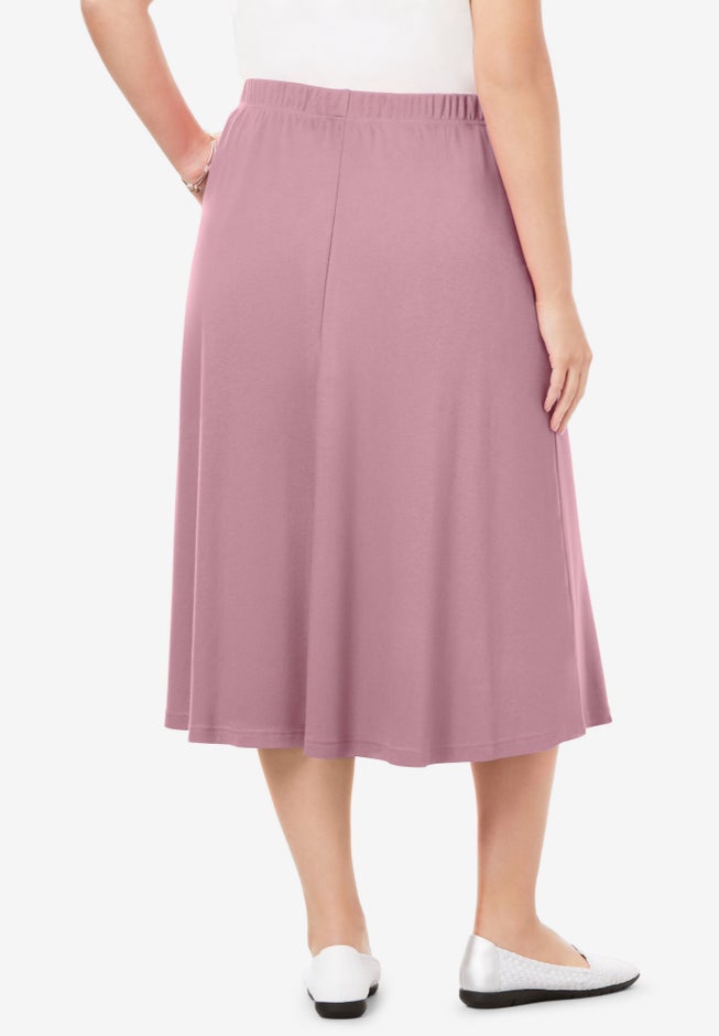 7-Day Knit A-Line Skirt image number 1