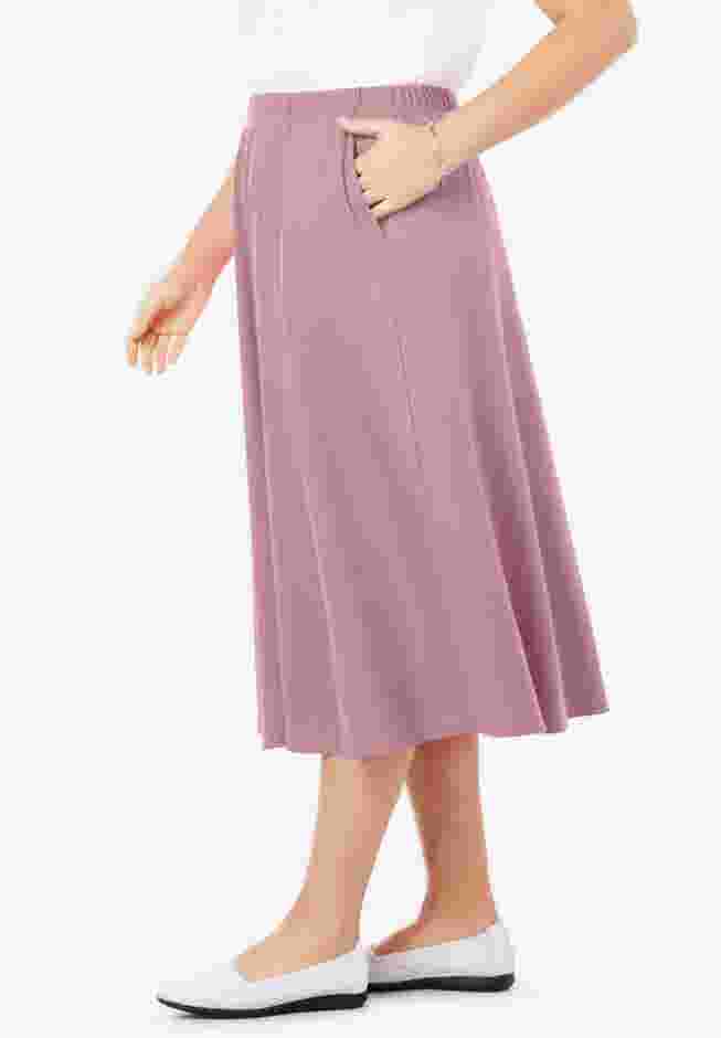 7-Day Knit A-Line Skirt image number 2