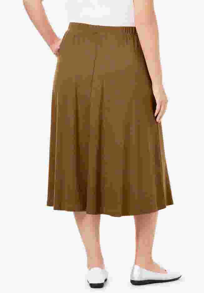 7-Day Knit A-Line Skirt image number 1