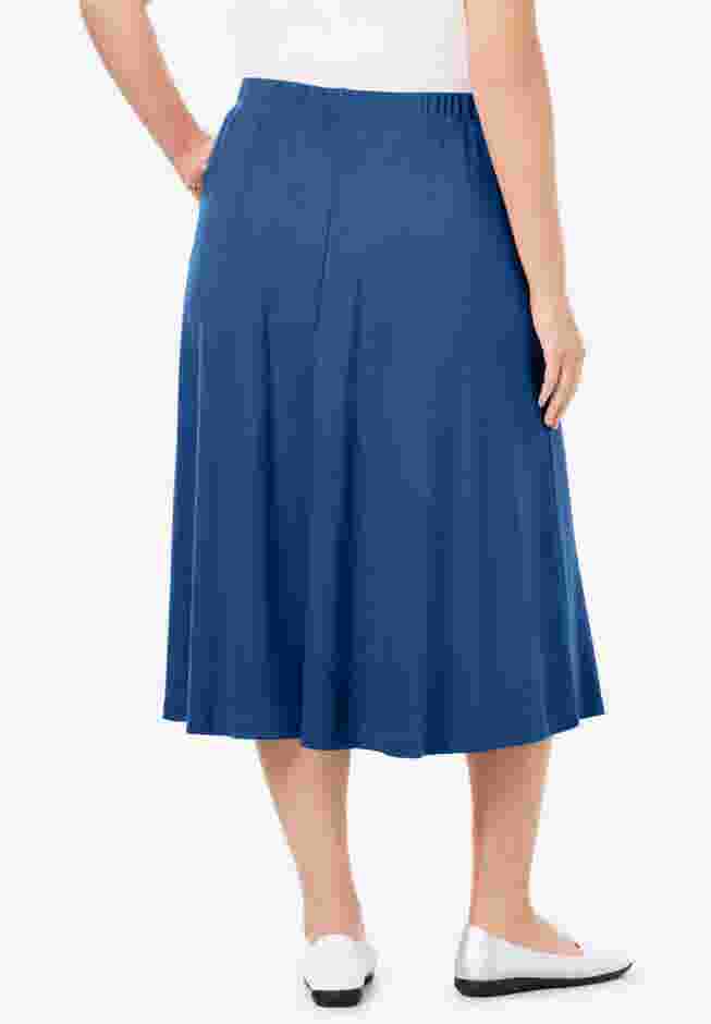 7-Day Knit A-Line Skirt image number 1