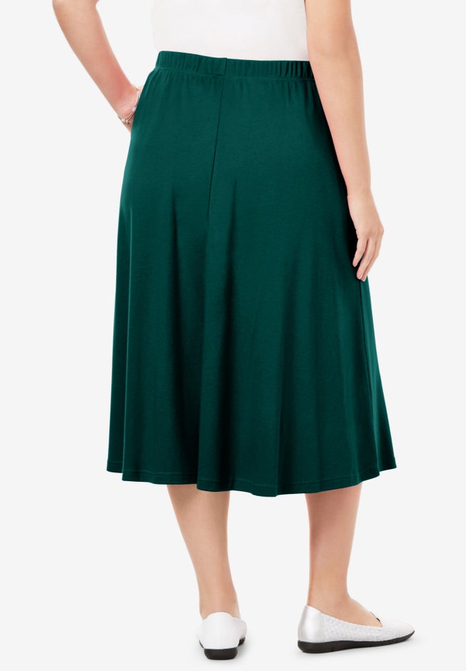 7-Day Knit A-Line Skirt image number 1